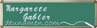 Margarete Gabler Visitenkarte